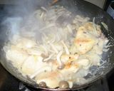 キノコと鶏肉のクリーム煮作り方7写真