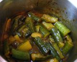 白いご飯のお供！きゅうりの旨辛ソース煮作り方3写真