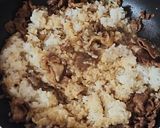 甘辛☆牛肉ガーリックチャーハン☆作り方2写真