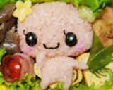 ふらわっちのデコふりおにぎり✿キャラ弁作り方7写真
