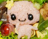 ふらわっちのデコふりおにぎり✿キャラ弁作り方6写真