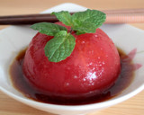 太陽みたいなトマトのまるごとおひたし。作り方4写真