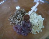 鯵と牛蒡と豆腐の味噌スープ団子作り方2写真