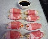 豚肉のシャキシャキもやしと人参ロール作り方2写真