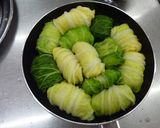 鶏挽肉のハクサイロール・ゆずあんかけ作り方3写真