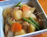 お色もお味もやさしい【鶏じゃが】肉じゃが作り方7写真