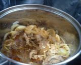 豚の生姜焼き風鍋☆作り方2写真
