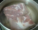 沖縄食材で炊き寄せ煮～三枚肉入り～作り方1写真