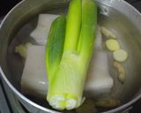 沖縄食材で炊き寄せ煮～三枚肉入り～作り方3写真