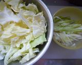 ぶりとキャベツのすっぱさっぱり煮作り方1写真