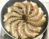 蒸して焼くだけ＊エビのバター醤油焼き＊作り方1写真