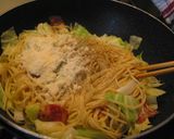 キャベツパスタ (ブロッコリーの芯入り)作り方7写真