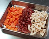 シャキシャキれんこんサラダ作り方1写真