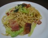 キャベツパスタ (ブロッコリーの芯入り)作り方9写真