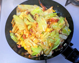 キャベツと豚ひき肉の卵炒め作り方11写真