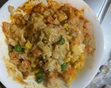 レンジ簡単クリーミービビンバ味炒飯弁当作り方12写真