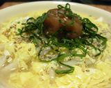 白だしで◎かきたま梅しそうどん作り方3写真