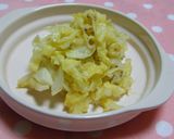 キャベツのさっぱり煮☆マスタード風味作り方3写真