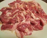 豚肉のにんにく味噌漬けバター焼き♡作り方1写真