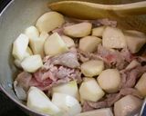 里芋と豚肉のオイスター煮っころがし作り方2写真