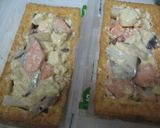 厚揚げ器の鮭ときのこのマヨグラタン作り方5写真