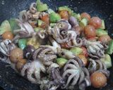 アボカドとイイダコのバター醤油炒め作り方6写真