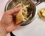 糖質OFF✨油揚げでつつまん餃子作り方3写真