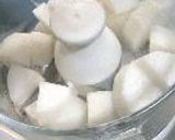 大根しんじょうそら豆餡作り方2写真