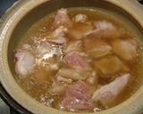 白菜と鶏肉の治部煮風鍋作り方5写真