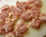 白菜と鶏肉の治部煮風鍋作り方2写真