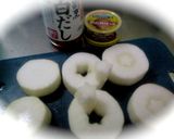 白だし＆帆立缶で味付☆帆立あんの大根煮作り方1写真
