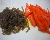 Rレンジで人参と糸蒟蒻煮（お弁当）作り方1写真