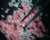白菜とミンチのオイスターソース炒め作り方3写真
