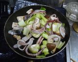 青菜といかのゴマ炒め作り方5写真