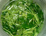 三つ葉と鶏ささみの和えもの作り方2写真