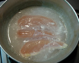 三つ葉と鶏ささみの和えもの作り方1写真