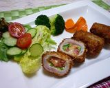 ピザ風とろ～り豚ロールカツ作り方6写真