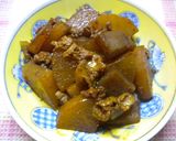 100gあったら:豚バラ(甜麺醤大根煮)作り方8写真