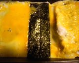 お弁当用卵焼き（味付けのり）作り方5写真