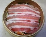 豚バラ肉と冬野菜のセイロ蒸し作り方4写真