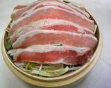 豚バラ肉と冬野菜のセイロ蒸し作り方6写真