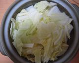 【簡単】白菜と豚バラのピリ辛鍋作り方1写真