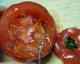 残り野菜で簡単かわいい丸ごとトマトごはん作り方1写真