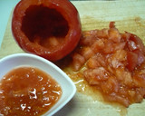 残り野菜で簡単かわいい丸ごとトマトごはん作り方2写真