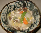 超簡単！はくさいと豆腐のとろとろごはん作り方7写真
