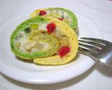 豆乳クリームの米粉ベジロールケーキ♪作り方9写真