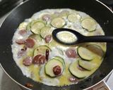 ズッキーニのミルクソースパスタ作り方5写真