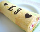 ☆米粉たっぷりのベジロールケーキ☆作り方5写真
