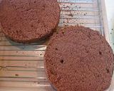 森の切り株カフェモカケーキ作り方8写真