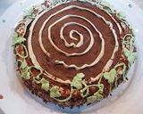 森の切り株カフェモカケーキ作り方28写真